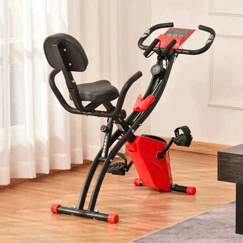 Rootz Exercise Bike - X-Bike Bicycle Trainer - Bicycle Trainer - X-Bike - Home Trainer Bicycle - Red/Black