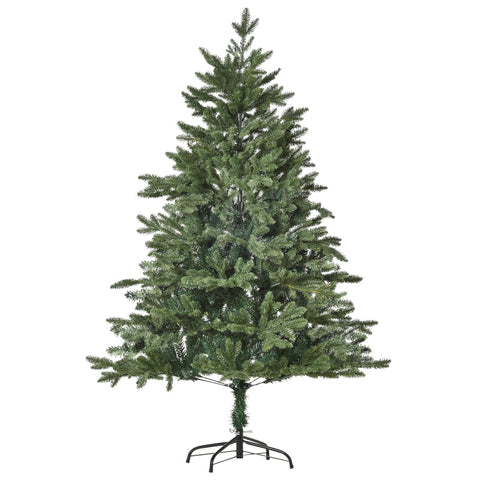 Rootz Christmas Tree - Artificial Christmas Tree - 1.5 M Christmas Tree - PVC PE - Metal - Green - Ø105 x 150 cm