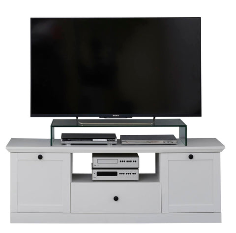 Rootz TV Furniture - TV Cabinet - White - 139 x 49 x 41 cm