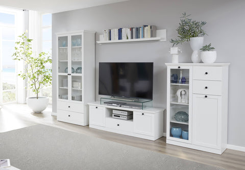 Rootz TV Furniture - TV Cabinet - White - 139 x 49 x 41 cm
