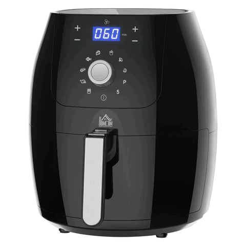 Rootz Air Fryer - Heteluchtfriteuse - 5.5L Airfryer - Zwart - 41L x 33B x 37H cm