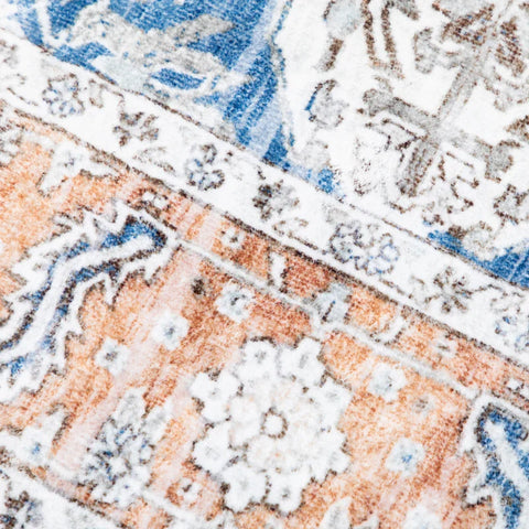 Rootz  Short Pile Carpets - Look Rug - Short Pile - Wonderful Carpet - Home Office - Soft And Non-slip - Living Room - Polyester - Red+blue - 2.3 x 1.6 m