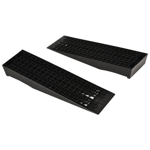 Rootz Ramp - Threshold Ramp - Curb Ramp - Rubber Ramps - Antislip Hellingen - PP - Zwart - 70 x 20 x 8 cm