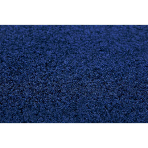 Rootz Doormat - Washable - Rubber Border - Dark Blue - 180 x 120 x 0.5 cm