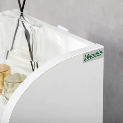 Rootz Bathroom Cabinet - Slim Shelves - Closet Compartment - Toilet Paper Holder - Chipboard - White - 23 x 18 x 100 cm