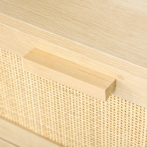 Rootz Drawer Cabinet - Side Cabinet - Cabinet - Sideboard Base Cabinet - 3 Drawers Chest - Living Room Drawer Cabinet - 80 x 40 x 80 cm