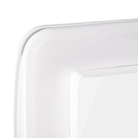 Rootz Pet Door - Cat Flap - Dog Flap - 4 Locking Options With Magnet - Pet Flap For Inside - Door Flap For Pets - White - 30 x 29 x 10 cm