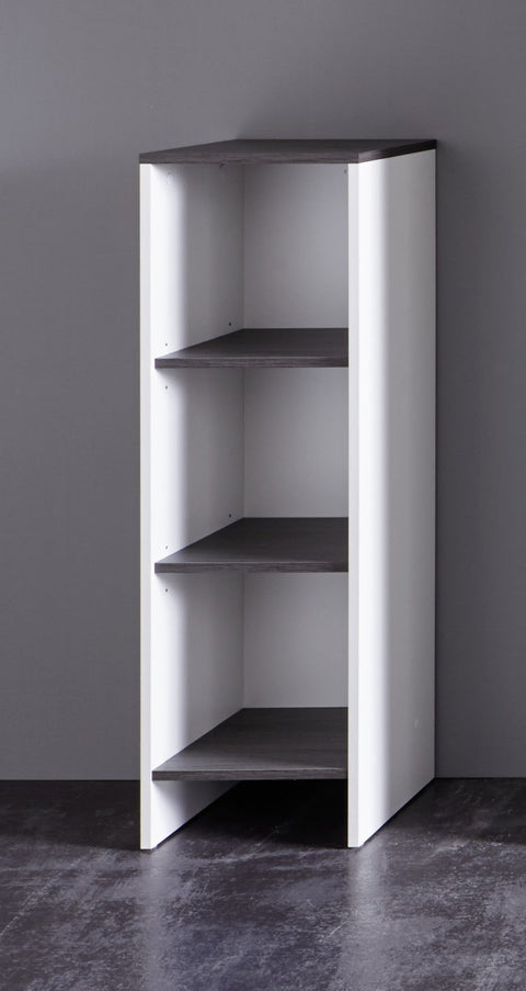Rootz Badezimmerschrank – Aufbewahrungsschrank – Weiß – 32 x 103 x 28 cm