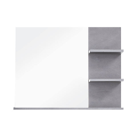 Rootz Bathroom mirror - Wall mirror - Gray - 72 x 57 x 20 cm