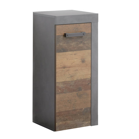 Rootz Bathroom Cabinet - Storage Cabinet - Brown and Gray - 36 x 81 x 31 cm