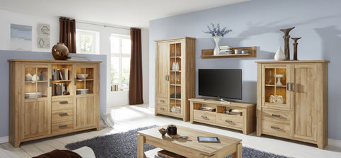 Rootz Wall Shelf - Shelves - Brown - 137 x 23 x 20 cm