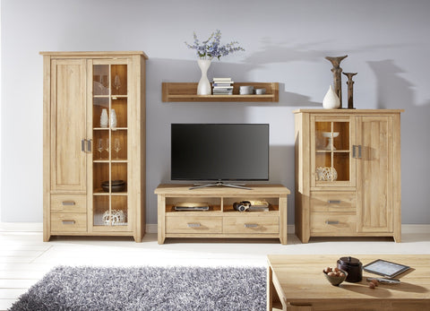 Rootz Wall Shelf - Shelves - Brown - 137 x 23 x 20 cm