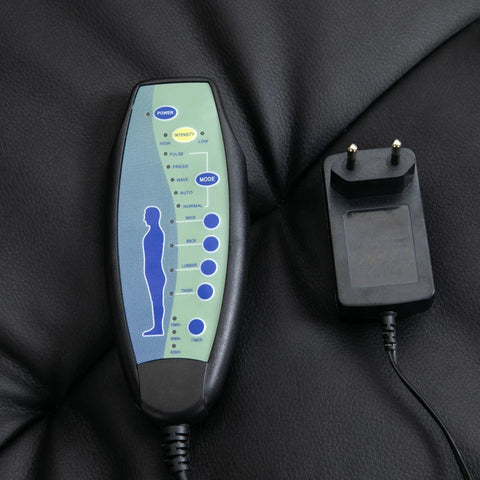 Rootz Massage Chair - Relaxing Chair - Massage Desk Chair - 7 Vibration Massage Points - Black - 67 cm x 70 cm x 120cm