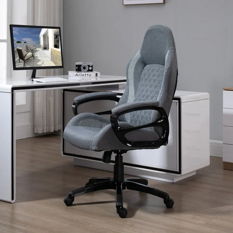 Rootz Office Chair - Gaming Chair - Swivel Chair - Massage Office Chair - Executive Chair - Massage Function - Grey