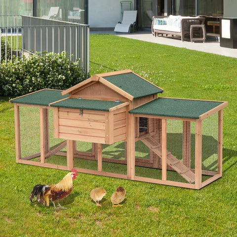 Rootz Hühnerstall – Hühnerstall aus Holz – Bantam-Hühnerstall – Außengehege – Käfighaus – Käfig