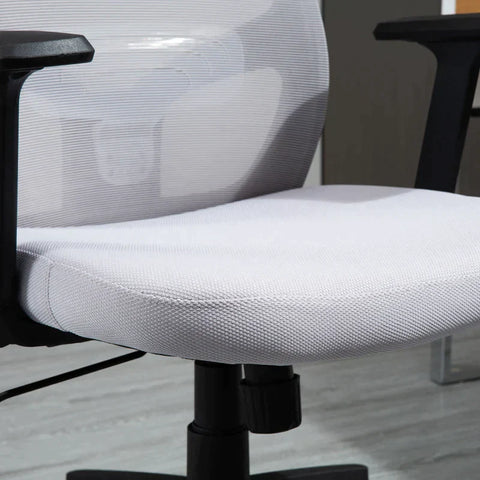 Rootz Bürostuhl – Heimbürostuhl – Schreibtischstuhl – Computerstuhl – Grau – 68 x 64 x 113–121 cm