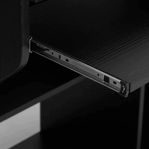 Rootz Computer Desk - Laptop Desk - Desk -computer Table - Laptop Table - Computer Laptop Desk - Black - 80 Cm X 48 Cm X 76 CM