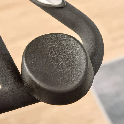 Rootz Fahrradtrainer – Heimtrainer – Fahrradfahrrad – Speedbike mit LCD-Monitor und 15 kg Schwungrad – verstellbar – Silber/Schwarz – 124 cm x 50 cm x 111 cm