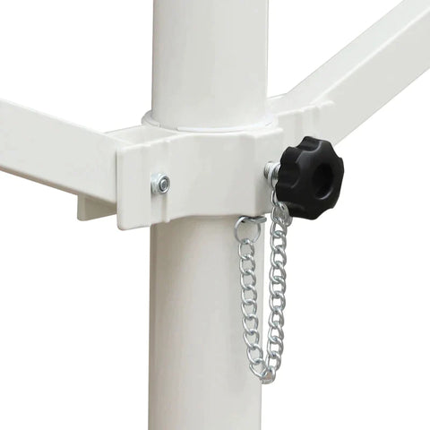 Rootz Awning - Stand Awning - Garden Awning - Folding Arm Crank - Grey - 3x3m