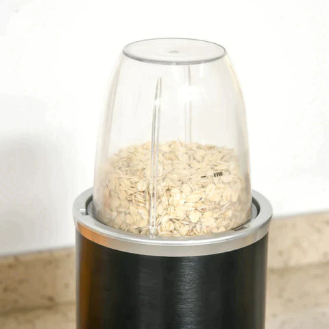 Rootz Mixer – Standmixer – Smoothie-Maker – 1000 W Standmixer – Küchenmixer – mit 0,7 l und 0,35 l Bpa-freien Mixbechern – Tritan/Aluminium – Schwarz