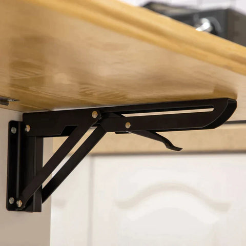 Rootz Kitchen Island - Kitchen Cabinet - 2 Cabinets - 2 Drawers - 6 Spice Racks - MDF/Rubber Wood - Natural/White - 108cm x 78.4cm x 84cm