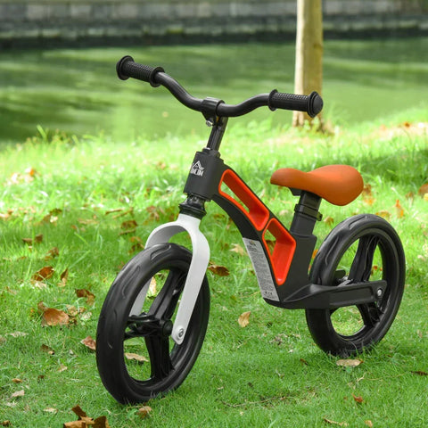 Rootz Bike - Loopfiets - Kinderloopfiets - Kleine Kinderfiets - Verstelbaar Zitje En Handvat Met Pedaal - Wit/Zwart - 86 x 41 x 49-56 cm