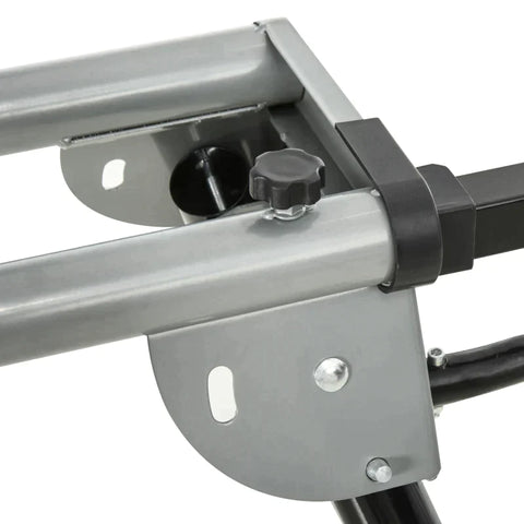 Rootz Gehrungssägenständer – Arbeitsständer – Arbeitstisch – Sägeständer – klappbar – Schwarz/Grau