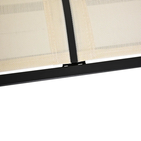 Rootz Rocking Chair - 2-Seater Rocking Chair - Garden Bench - Garden Swing Bench - Garden Furniture - Beige - 120 x 70 x 85 cm