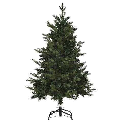 Rootz Christmas Tree - 1.2 M Artificial Fir - Tree 657 Branches - Beautiful Natural Shape - Metal Base - PVC - Green - Ø85 x 120H cm
