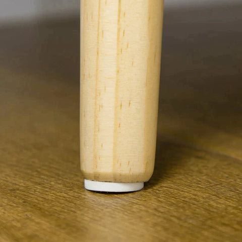 Rootz Chest Of Drawers - Dresser With Drawers - 4-drawer - Storage Organiser Unit - With Pine Wood Legs - White/Natural - 72 cm x 36 cm x 97 cm