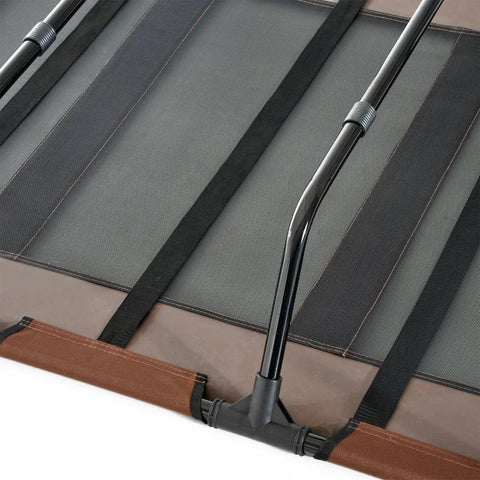 Rootz Dog Bed - Dog Lounger - Cat Bed - Pet Bed - Outdoor Dog Lounger - Outdoor Dog Bed - Brown - 122 X 92 X 23cm