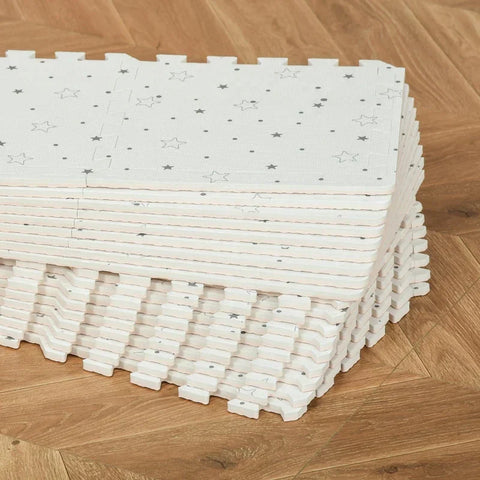 Rootz Mat - Children's Puzzle Mat - Star Design Floor Mat - Children's Play Mat - Play Mat - 182.5L x 182.5W x 1H cm