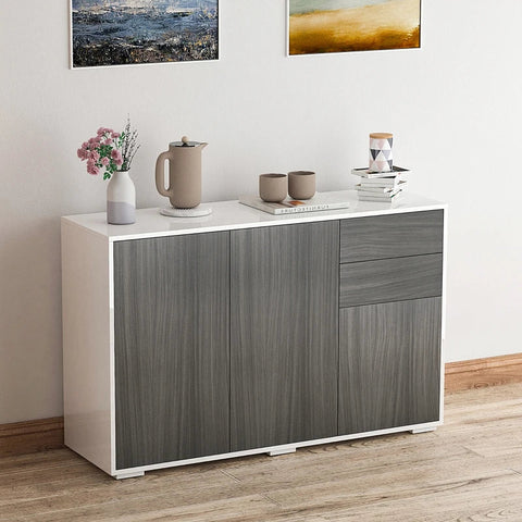 Rootz Standing Cabinet - Storage Cabinet - Cabinet Chest - Cabinet - 117 cm x 36 cm x 74 cm