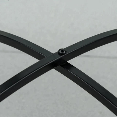 Rootz Garden Table - Mosaic Table - Round Bistro Table - Side Table With Mosaic Top Ceramic - Metal - Red + Blue + White - Ø60 cm