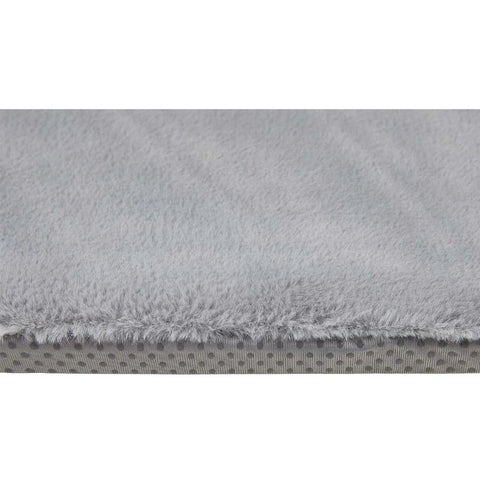 Rootz Hondenbed - Hondenligstoel - Wasbaar - Polyester - Antraciet - Zilver - 75 x 115 x 3 cm