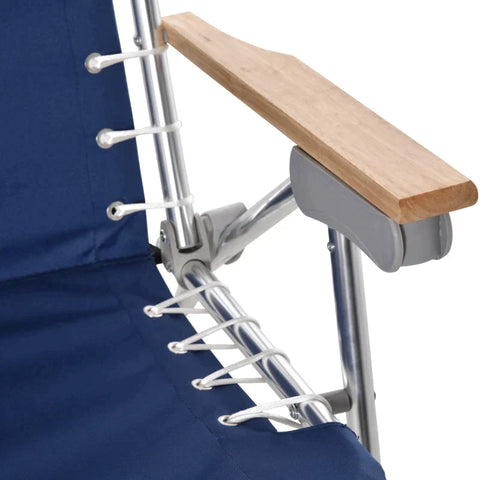 Rootz 2-teiliges Set Campingstuhl – Strandstuhl – Klappstühle – Oxford-Stoff – 69 cm x 62 cm x 73,5 cm