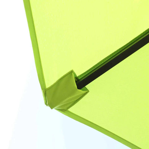 Rootz Parasol - Garden Parasol - Market Parasol - Double Parasol - Patio Parasol With Hand Crank - Green Oval - 460 x 270 x 240 cm