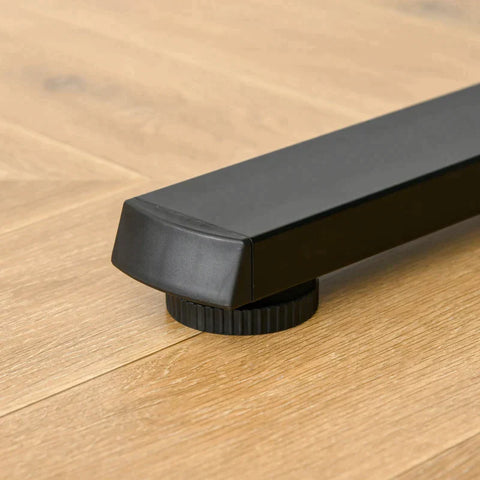 Rootz Elektrischer Schreibtischtisch – Schreibtischtisch – Motor-Computertisch – höhenverstellbarer Stehschreibtisch – Aufbewahrungsfunktion – Natur + Schwarz – 160 x 101 x 72–122 cm