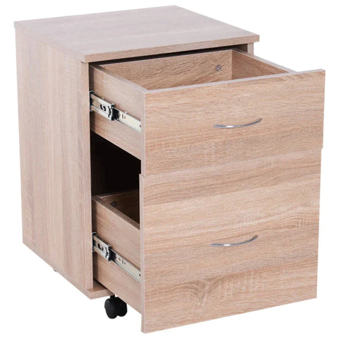 Rootz Rolkast - Verrijdbare Kast - Rolcontainer - Kast - Opbergkast - 2-ladekast