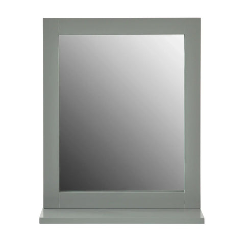 Rootz Bathroom Wall Mirror- Wall Mounted Bathroom Mirror with Storage Shelf