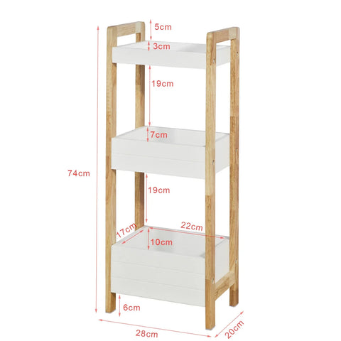 Rootz 3 lagen badkamerplank opslag display plank rack organizer stellingkast