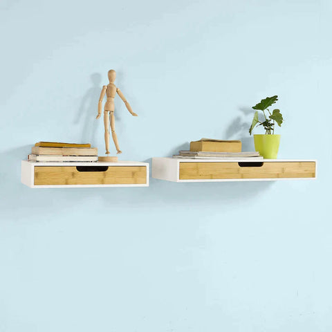 Rootz zwevende lade - wandgemonteerde laden - wandplank - opbergrekken