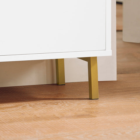 Rootz Sideboard Storage Cabinet - Cupboard - Bedroom Chest of Drawers - W97 × D34 × H80cm