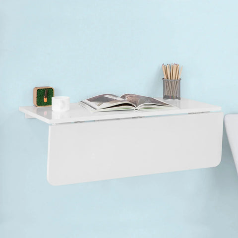 Rootz Opklapbare, aan de muur gemonteerde klaptafel, keukeneettafel, houten kinderbureau