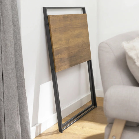 Rootz Foldable Desk Computer Desk Workstation Writing Desk Children Teenagers Desk- Folding Table Side Table Sofa Table