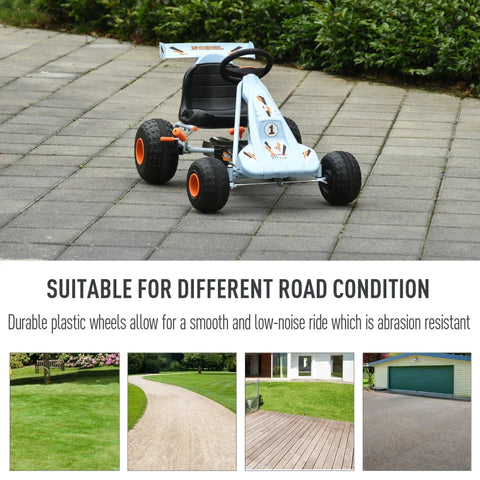 Rootz Go-Kart – Kinderfahrzeug – Kinderspielzeug – verstellbarer Sitz – Kinder – Kinderauto – 97 x 66 x 59 cm