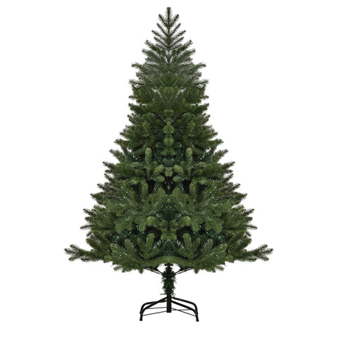 Rootz Christmas Tree - Artificial Christmas Tree - Christmas Decorations - PVC - PE Metal - Green - Ø75 x 150 cm