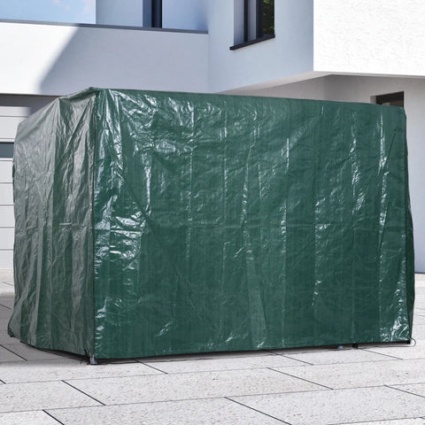 Rootz Meubelhoes - Tuinmeubelhoes - Schommelstoelhoes - Dekzeil Beschermhoes - Groen - 215Lx155Bx150H cm