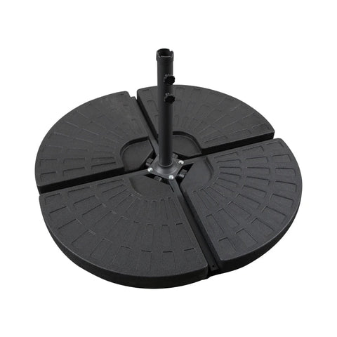 Rootz Umbrella Stand - Umbrella Base - Umbrella Weight Base - Portable Umbrella Base - 48 cm x 48 cm x 8 cm