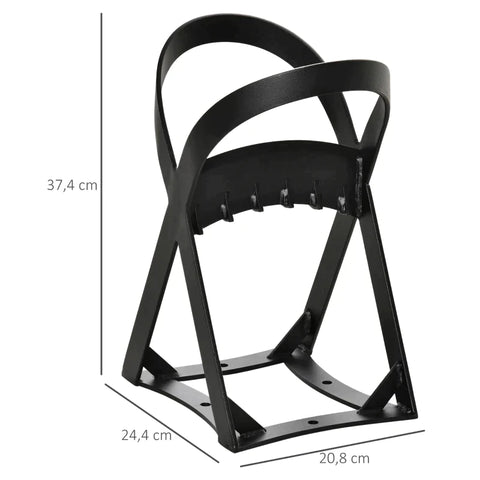 Rootz Brandhoutkliever - Houtklover van koolstofstaal - Houtklover - Staal - Zwart - 24,4 x 20,8 x 37,4 cm